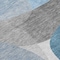 Homeroots 8' X 10' Denim Blue And Gray Abstract Washable Indoor Outdoor Area Rug 632152 - alternate 4