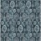 Homeroots 5' X 8' Teal Blue And Sky Blue Damask Washable Indoor Outdoor Area Rug 588197 - alternate 6