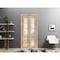 Sartodoors Sliding Closet Bi-fold Doors Oak Solid Core Modern Interior QUADRO4002BF-DUB-72 x 84 (2* 36x84) - alternate 4