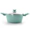 Gibson Home Plaza Cafe Aluminum 4.5 Qt Dutch Oven with Soft Touch Handles in Sky Blue 123888.02 - alternate 3