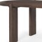 Homeroots 91" Brown Solid Wood Oval Dining Table 604021 - alternate 5