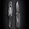Unilite Heavy Duty Folding Work Knife, High-Carbon 3Cr13 Stainless Steel Clip Point Blade Serrated Edge FK3 - alternate 8