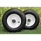 Antego 13 x 5-6 in Lawn Mower Tire Assembly, White, 2 PK A6325660110804135006 - alternate 2