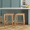 Alaterre Furniture Newport 24in H Wood Counter Height Stool 24 with Handcrafted Woven Rope Seat, Natural ANNP2220 - alternate 6