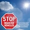 Signmission Stop Register Vehicles, 10 inch X 10 inch, Vinyl Decal, 2PK OC-D-2PACK-10-294 - alternate 2