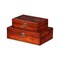 Homeroots Set of Two Brown Solid Wood Box With Lid, 2PK 489371 - alternate 3