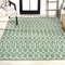 Jonathan Y Ourika Moroccan Geometric Textured Weave Green/Cream 4 ft. x 6 ft. Indoor/Outdoor Area Rug SMB108L-4 - alternate 3