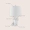 Jonathan Y Kairi 21" Modern Shabby Chic Resin/Iron Happy Elephant LED Kids' Table Lamp with Phone Stand, White JYL4060A - alternate 5