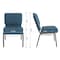 Flash Furniture Blue Fabric Church Chair, PK4 4-FD-CH0221-4-GV-BLUE-BAS-GG - alternate 3