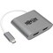 Eaton EATON USB-C Adapter, Dual HDMI 4k Mst Adapter (m/2xf), Gray Cable U444-06N-2H-MST - alternate 1