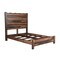 Homeroots Walnut Live Edge Solid Wood Queen Bed Frame 520901 - alternate 6