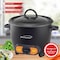 Brentwood Industries 3 Cup Uncooked/6 Cup Cooked Non Stick Rice Cooker in Black TS-506BK - alternate 3
