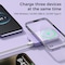 Alpha Digital Magnet Power Bank- 10,000mAh, Wireless Charge, Phone Stand -Purple ZL014-PPL - alternate 4