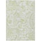 Homeroots 8' X 10' Sage Green And Ivory Paisley Washable Indoor Outdoor Area Rug 588657 - alternate 4