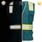 Dome75 Hi-Vis Safety Vest 2X/3X Class Non-ANSI/Enhanced Visibility , Zipper 6 Pockets, 2 Mic Tab DV2183 - alternate 3