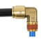Mytee Products 5Pk DOT Brass Push to Connect Fitting Elbow 1/2in Tube ODx3/8in NPT Air Line Male MP-ABF-ELBOW1238 - alternate 2