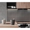 Apollo Tile Black 11.9 in x 11.9 in Glass Glossy Floor and Wall Mosaic Tile 4.92 sqft/case, 5PK APLBR88091A - alternate 10