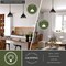 Vaxcel Sheffield 1L 10-in. W Dark Bronze and Gray Farmhouse Dome Pendant Light P0367 - alternate 4