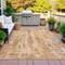Homeroots 3' X 5' Orange And Gray Abstract Washable Indoor Outdoor Area Rug 632131 - alternate 3