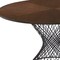 Homeroots 54" Brown And Black Rounded Solid Manufactured Wood And Iron Pedestal Base Dining Table 486026 - alternate 4
