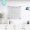 Martha Stewart Grayson Acrylic Dry Erase Wall Calendar w/Dry Erase Marker and Mntng Hrdwr, 14in. Sq, Clr w/Blk Prnt BR-AC-3636-BK-CLRBK-MS - alternate 3