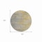 Homeroots 8' Gray Round Abstract Washable Indoor Outdoor Area Rug 608827 - alternate 2