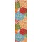 Homeroots 8' Ivory Green Blue Red And Orange Floral Indoor Outdoor Runner Rug 546672 - alternate 1
