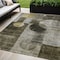 Homeroots 5' X 8' Taupe Gray And Charcoal Geometric Washable Indoor Outdoor Area Rug 604349 - alternate 1