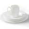 Meritage Eva 16 Piece Wavy Edge Bone China Dinnerware Set in White 750123502M - alternate 3