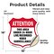 Signmission 24 Hour Surveillance Shield Sign Attenti, 18 Inch X 18 Inch, Vinyl Decal SHI-D-18-352 - alternate 4