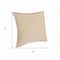 Homeroots Set of Two 20" Beige Cotton Throw Pillows, 2PK 588359 - alternate 2
