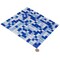 Apollo Tile Mingles 11.6inx11.6in Glossy Royal Blue and White Glass Mosaic Wall Floor Tile 18.69 sqft/cs, 20PK MIX1588BL573A - alternate 4