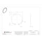 Rotor Clip Internal Retaining Ring, Steel, Zinc Yellow Finish, 1 3/8 in Bore Dia., 25 PK HO-137ST ZD - alternate 3