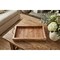 Homeroots 21in Natural Solid Wood Handmade Serving Tray With Handles 724228 - alternate 3