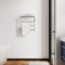 Edendirect 3-Bars Stainless Steel Wall Mounted Electric Towel Warmer Rack with Top Shelf in Silver for Bathroom ZR-EB02BR922 - alternate 5