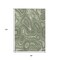 Homeroots 8' X 10' Artichoke Green And Ivory Geometric Washable Indoor Outdoor Area Rug 631362 - alternate 4