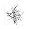 Homeroots 29" X 27" Black Metal Novelty Abstract Hanging Dimensional Sculpture 483360 - alternate 3