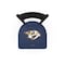Holland Bar Stool Co 30" Blk Wrinkle Nashville Predators Swivel Bar Stool, Ladder Back L01430NshPre - alternate 2