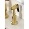 Kingston Brass Bridge Kitchen Faucet with Brass Sprayer, Brushed Brass KS3277BEXBS - alternate 3