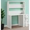 Homeroots 47" White Metal Writing Desk 491384 - alternate 4