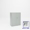 Pucel Heavy Duty Storage Cabinet with 6 in Legs, 36 in W x 54 in H x 19 in D, Gray HDSC-3648-19-2L - alternate 1