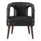 Osp Home Furnishings Mason Accent Reception Chair, Black MSN-PD27 - alternate 4