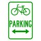 Sign Solutions Usa Parking Sign, 12 in W, Aluminum Sign, White DUS12DWT1218D4-3 - alternate 1