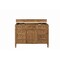 James Martin Vanities Vanity, without top, Saddle Brown, 47.8 in W x 22.9 in D,  650-V48-M-SBR - alternate 1