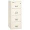 Fireking 4 Drawer, 1 Hr Fire & impact rated, 25" depth Letter Ivory White 4-1825-CIW - alternate 1
