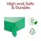 Smarty Had A Party 54 x 108 Hunter Green Rectangular Disposable Plastic Tablecloths 96 Tablecloths, 96PK 813270-HG-CASE - alternate 6