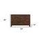 Homeroots 59" Brown Metal Six Drawer Dresser 374189 - alternate 3