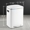 Happimess Marco Rectangular 10.6-Gallon Double Bucket Trash Can with Soft-Close Lid, Cotton White HPM1005C - alternate 6