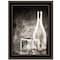 Homeroots Moody Gray Glassware Still Life 3 Black Framed Print Kitchen Wall Art 404646 - alternate 1
