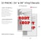 Signmission Body Shop, Vinyl Decals Only 24 Inch x 36 Inch, Vinyl Decal, 2PK DSB-2436-2PACK-Body Shop - alternate 2